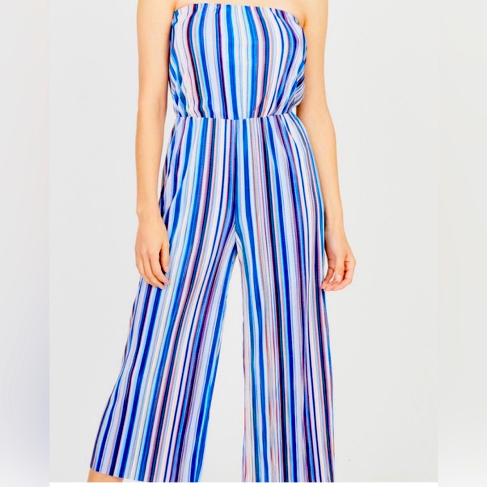 NWT Collective Concepts jumpsuit strapless Large